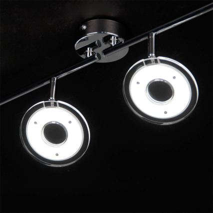 Eglo 78684 - LED taškinis šviestuvas DORNES 4xLED/4,5W/230V blizgus chromas