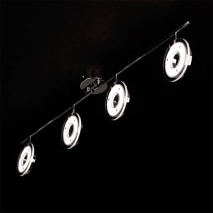 Eglo 78684 - LED taškinis šviestuvas DORNES 4xLED/4,5W/230V blizgus chromas