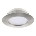 Eglo 78747 - LED pritemdomas įleidžiamas lubinis šviestuvas PINEDA LED/12W/230V matinis chromas