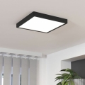 Eglo 78815 - LED lubinis šviestuvas FUEVA LED/20,5W/230V 28,5x28,5 cm juoda