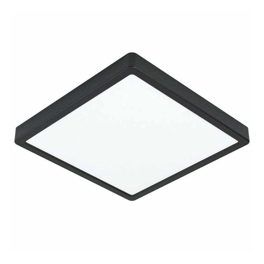 Eglo 78815 - LED lubinis šviestuvas FUEVA LED/20,5W/230V 28,5x28,5 cm juoda