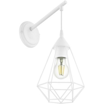 Eglo 79084 - Sieninis šviestuvas BYRON 1xE27/60W/230V balta
