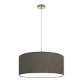 Eglo 79126 - Sietynas, kabinamas ant virvės PASTERI 1xE27/60W/230V ruda