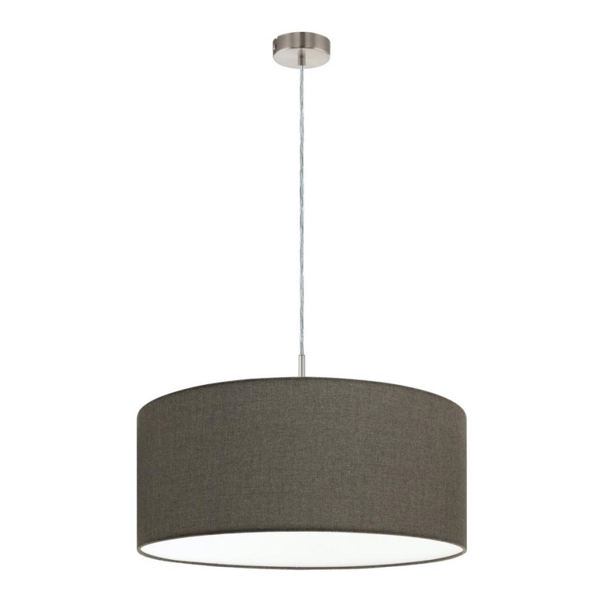 Eglo 79126 - Sietynas, kabinamas ant virvės PASTERI 1xE27/60W/230V ruda
