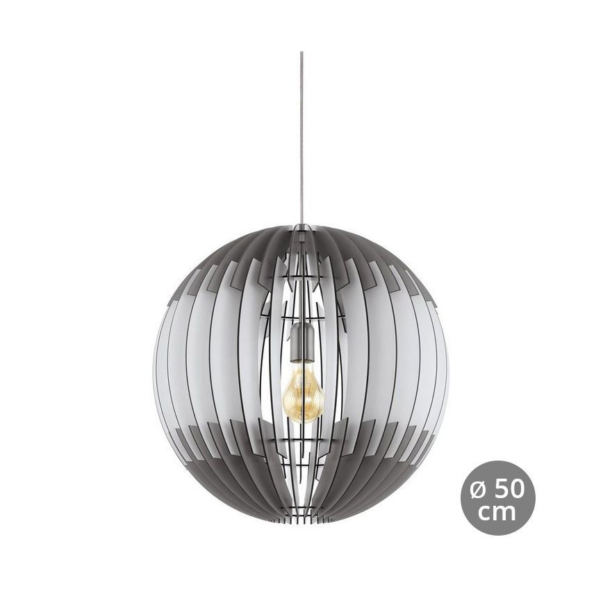 Eglo 79138 - Sietynas, kabinamas ant virvės OLMERO 1xE27/60W/230V