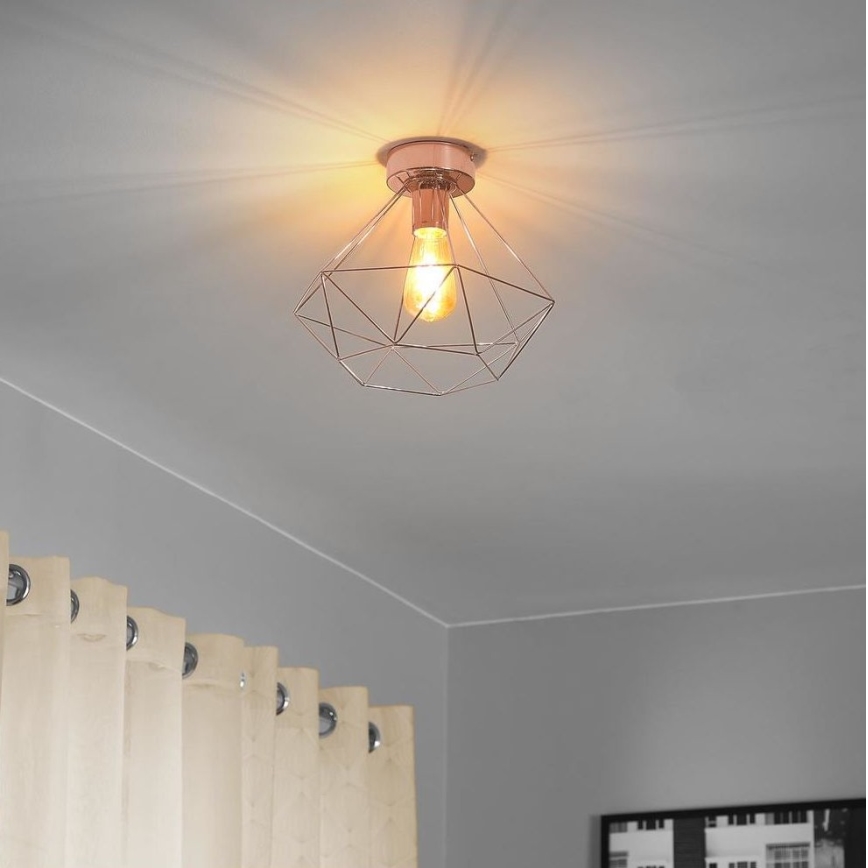 Eglo 79256 -Ant paviršiaus montuojamas sietynas BYRON 1xE27/60W/230V varis