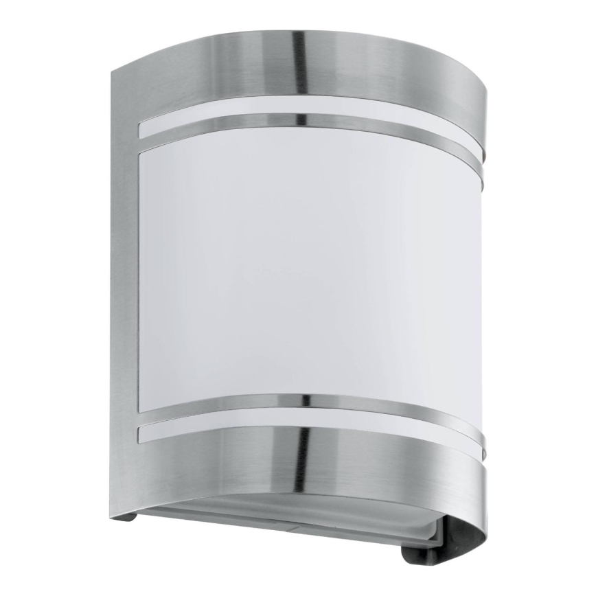 Eglo 79283 - Lauko sieninis šviestuvas CERNO 1xE27/40W/230V blizgus chromas IP44