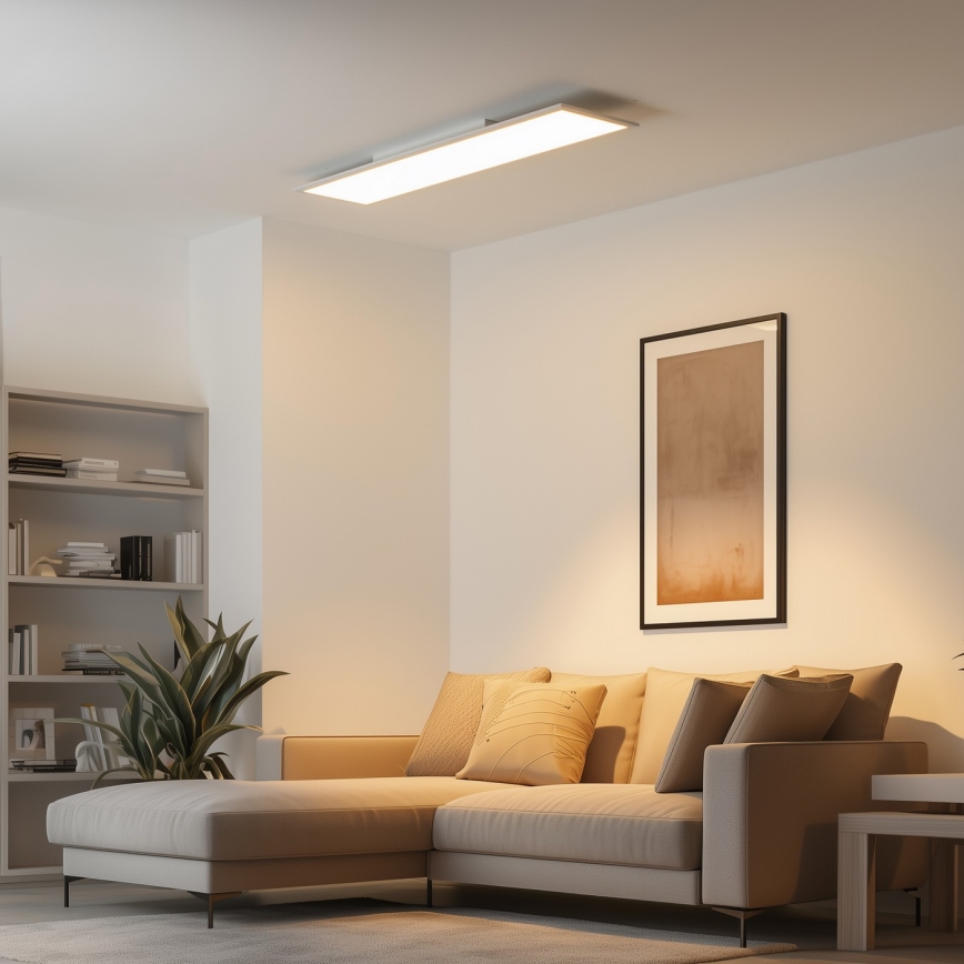 Eglo 79328 - LED lubinis šviestuvas SALOBRENA-RW LED/34W/230V 2700/4000K 120x30 cm balta