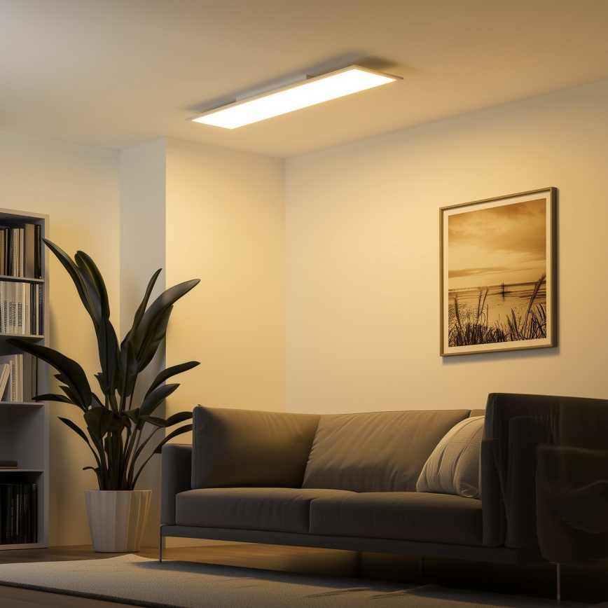 Eglo 79328 - LED lubinis šviestuvas SALOBRENA-RW LED/34W/230V 2700/4000K 120x30 cm balta