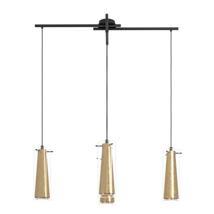 Eglo 79344 - Pakabinamas sietynas PINTO GOLD 4xE27/40W/230V auksas