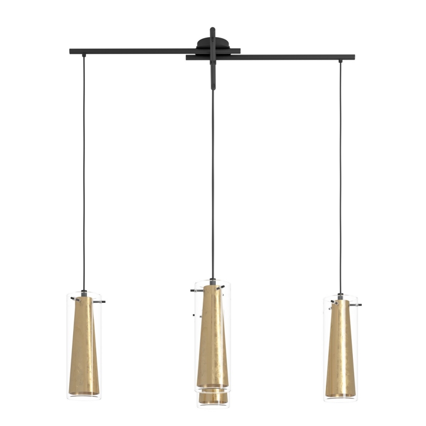 Eglo 79344 - Pakabinamas sietynas PINTO GOLD 4xE27/40W/230V auksas