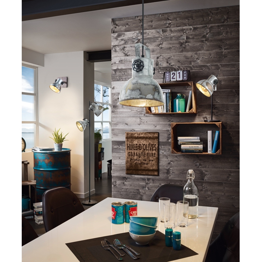 Eglo 79369 - Pastatomas šviestuvas BARNSTAPLE 2xE27/40W/230V