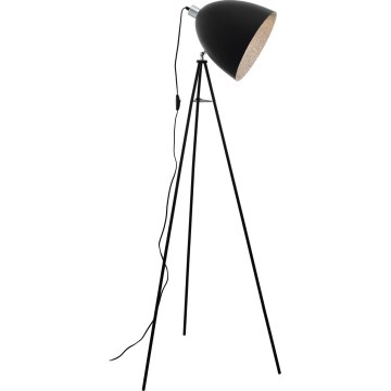 Eglo 79377 - grindinė lempa MAREPERLA 1xE27/60W/230V juoda