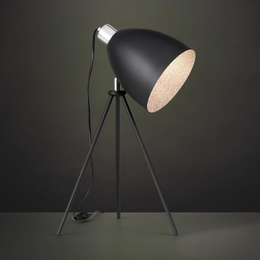 Eglo 79378 - Stalinis šviestuvas MAREPERLA 1xE27/60W/230V juodas