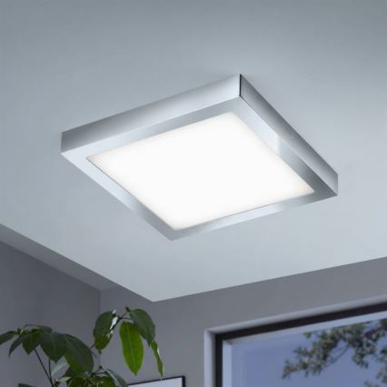 Eglo 79528 - LED lubinis vonios šviestuvas DURANGO LED/22W/230V 30x30 cm IP44