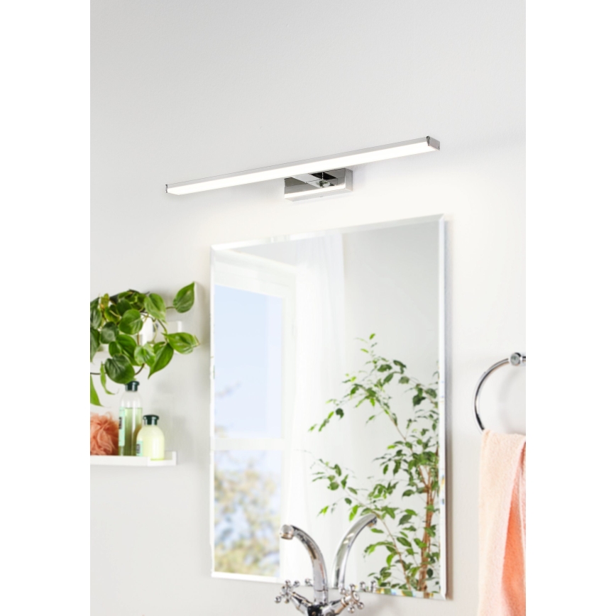 Eglo 79533 - LED vonios veidrodžio apšvietimas SARNOR LED/11W/230V 60 cm IP44 blizgus chromas