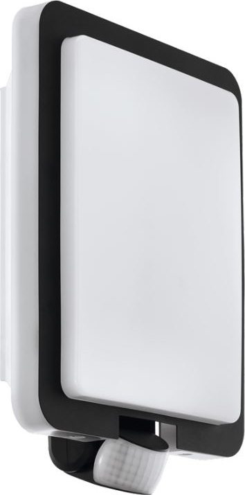 Eglo 79546 - Lauko sieninis šviestuvas su jutikliu MUSSOTTO 1xE27/28W/230V IP44