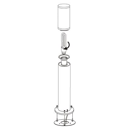 EGLO - Lauko šviestuvas 1xE27/15W/230V IP65