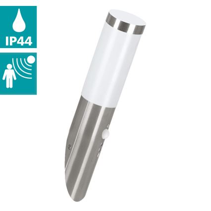 EGLO - Lauko jutiklinis sieninis šviestuvas 1xE27/15W IP44