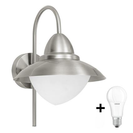 EGLO - Sieninis LED lauko šviestuvas 1xE27/8,5W IP44