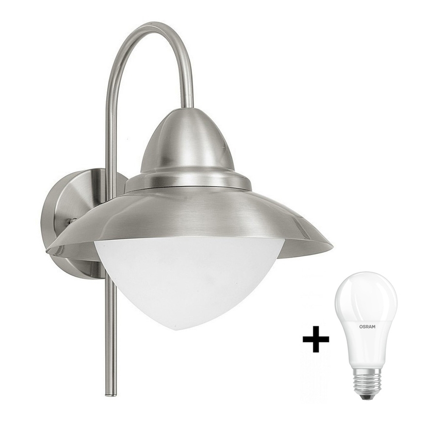 EGLO - Sieninis LED lauko šviestuvas 1xE27/8,5W IP44
