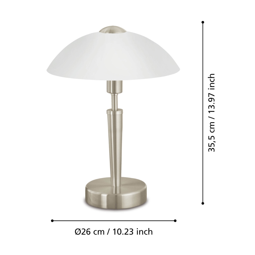 Eglo - Pritemdomas stalo šviestuvas 1xE14/40W/230V