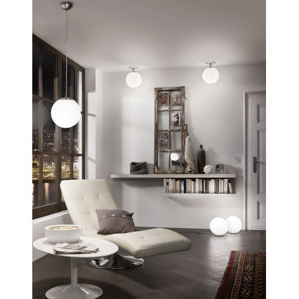 EGLO - Pakabinamas sietynas 1xE27/60W/230V diametras 25 cm balta