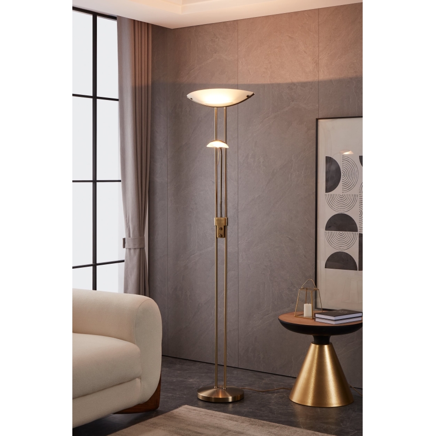 EGLO - Pritemdomas toršeras BAYA 1xR7s/230W + 1xG9/33W bronza