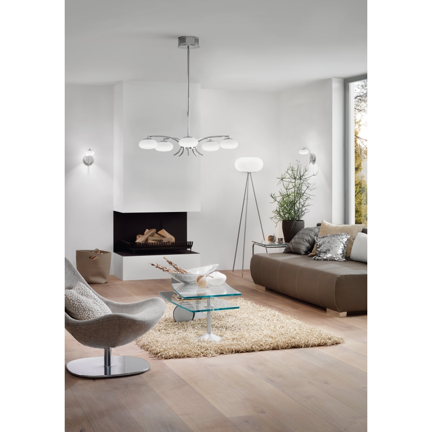 EGLO - Toršeras OPTICA 2xE27/60W diametras 35 cm