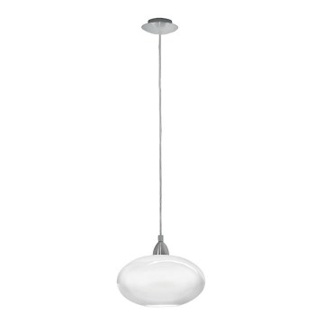 EGLO 87059 - Sietynas ant laido BRENDA 1xE27/60W opalinio stiklo
