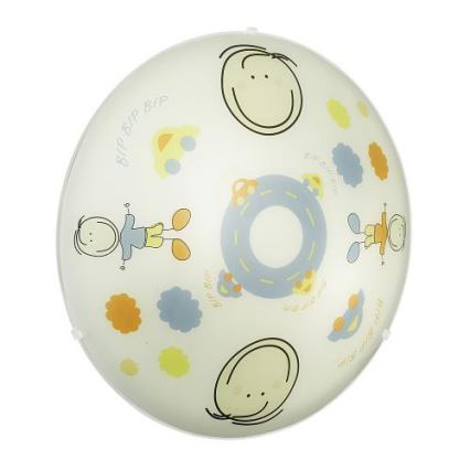 EGLO 88972 - Vaikiškas spalvingas lubinis šviestuvas JUNIOR 2  2xE27/60W