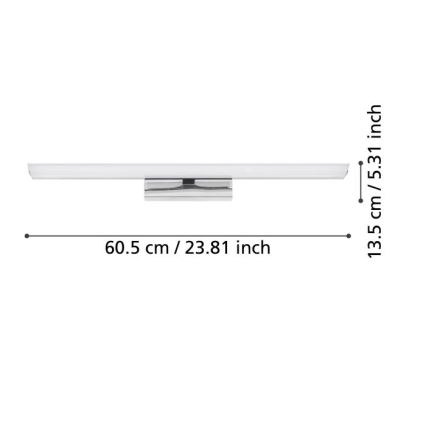 Eglo - LED RGBW reguliuojamas vonios kambario veidrodžio apšvietimas 15,6W/230V IP44 ZigBee