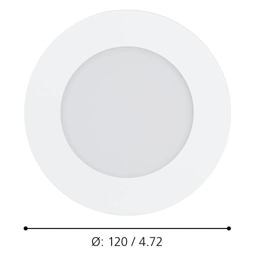 Eglo 900101 - LED Reguliuojamas vonios įleidžiamas šviestuvas FUEVA-Z  LED/5,4W/230V IP44 ZigBee