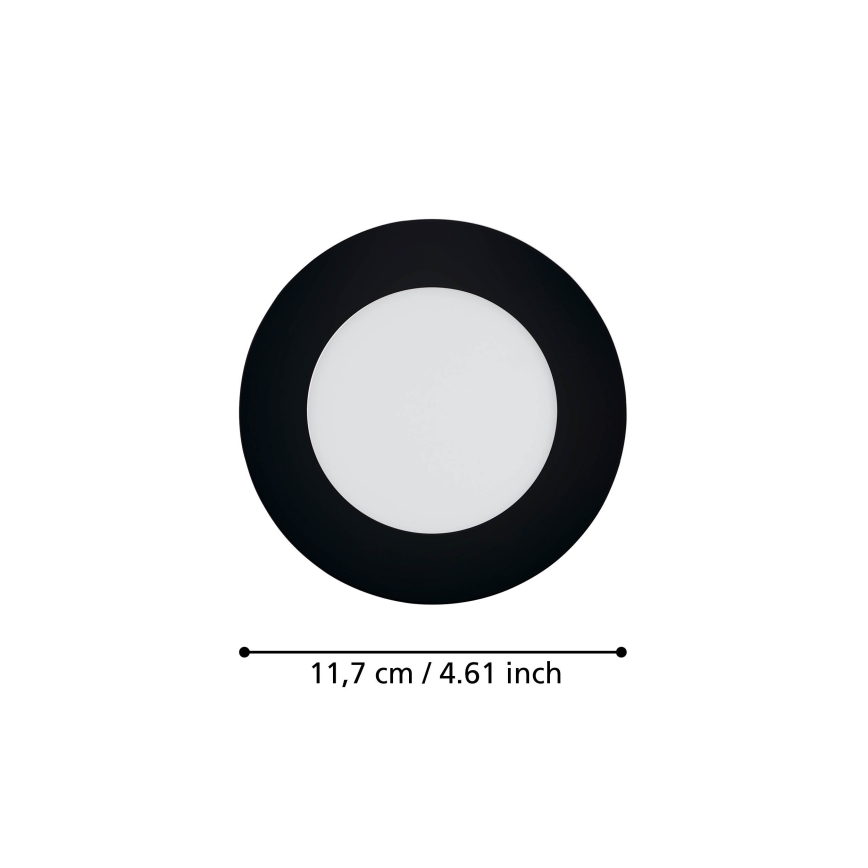 Eglo - LED Reguliuojamas vonios įleidžiamas šviestuvas LED/5,4W/230V IP44 ZigBee