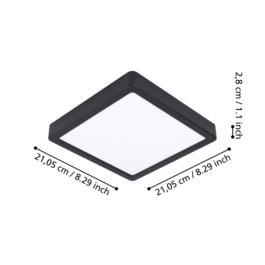 Eglo - LED reguliuojamas vonios kambario lubų šviestuvas LED/16,5W/230V IP44 ZigBee