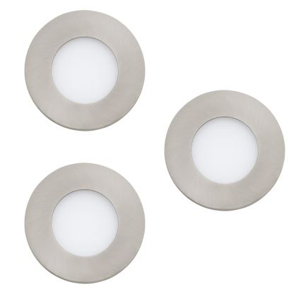 Eglo - INKINYS 3x LED Reguliuojamas vonios šviestuvas FUEVA-Z  LED/2,8W/230V IP44