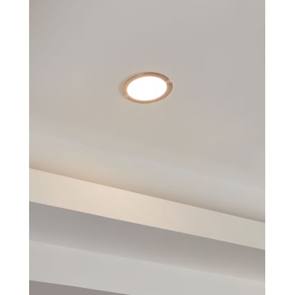 Eglo - LED dimeriuojamas vonios įleidžiamas šviestuvas LED/10,5W/230V IP44 ZigBee skersmuo 16,5 cm