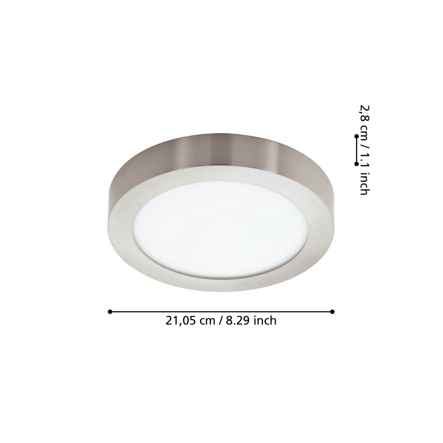 Eglo - LED Reguliuojamas vonios lubinis šviestuvas LED/16,5W/230V IP44 ZigBee