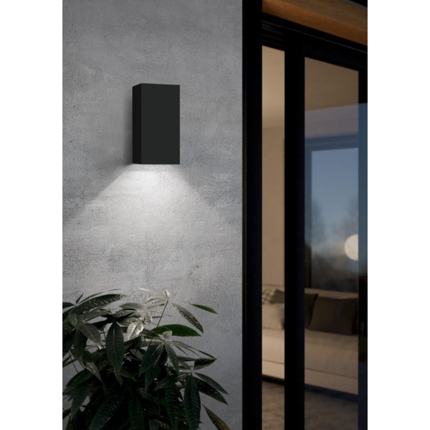 Eglo - LED RGB Reguliuojamas lauko sieninis šviestuvas 2xGU10/5W/230V IP55 2700-6500K