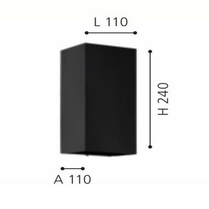 Eglo - LED RGB Reguliuojamas lauko sieninis šviestuvas 2xGU10/5W/230V IP55 2700-6500K