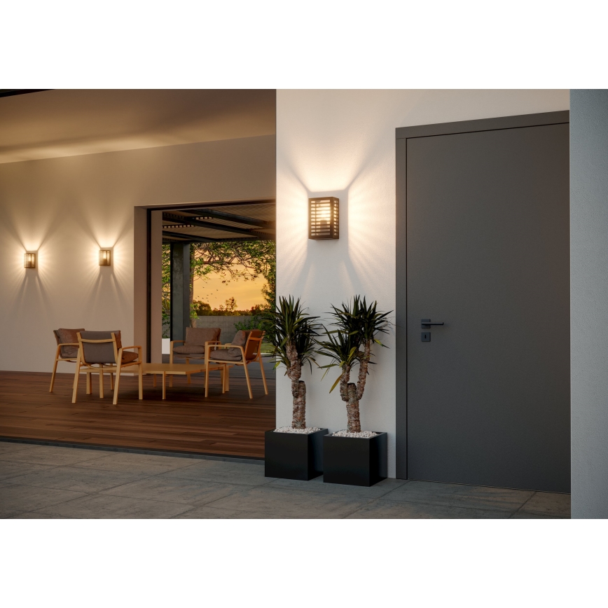 Eglo – Lauko sieninis šviestuvas  1xE27/60W/230V IP44
