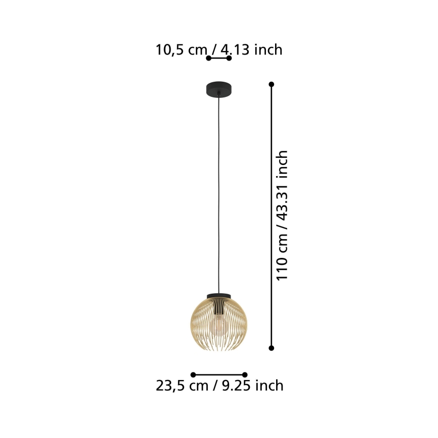 Eglo - Pakabinamas sietynas 1xE27/40W/230V