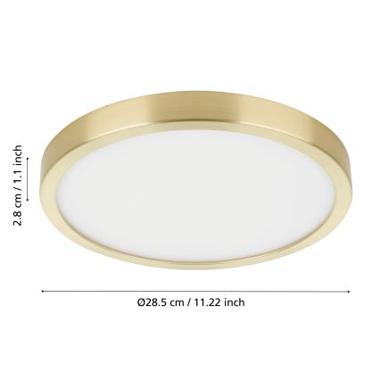 Eglo - LED Lubinis šviestuvas LED/20,5W/230V d. 28,5 cm