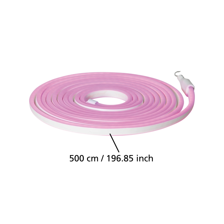 Eglo - LED Juostelė LED/96W/24V 5 m IP44 rožinė