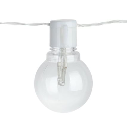 Eglo - LED Lauko dekoratyvinė grandinė 16xLED/0,064W/24V IP44 balta