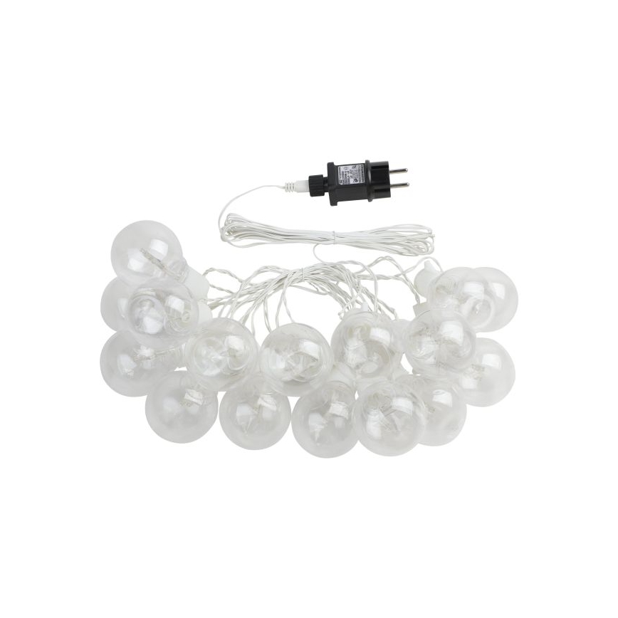 Eglo - LED Lauko dekoratyvinė grandinė 16xLED/0,064W/24V IP44 balta
