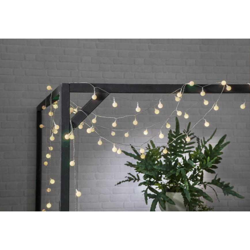Eglo - LED Lauko dekoratyvinė grandinė 50xLED/0,066W/4,5V IP44