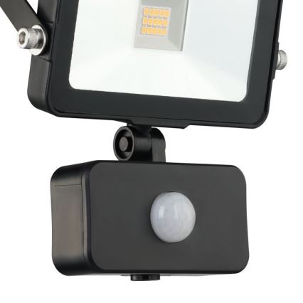 Eglo - LED Saulės energijos prožektorius su jutiklliu 15xLED/0,03W/3,7V 2600 mAh IP44