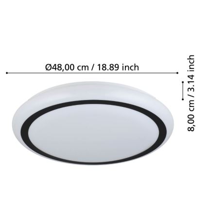 Eglo - LED Lubinis šviestuvas LED/19,5W/230V