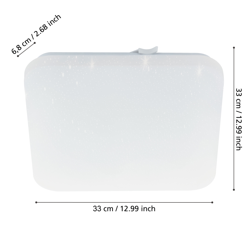 Eglo - LED Vonios lubinis šviestuvas LED/14,6W/230V IP44